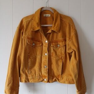 Madewell Trucker Jean Jacket size L/XL